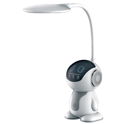 Светильник настольный Camelion KD-858 C01 белый+серый LED 8 Вт,230В,сенс.рег.ярк и цвет.темп (1/6шт)